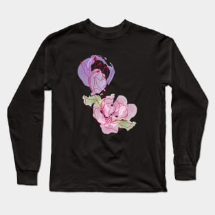 Female hand and flower Long Sleeve T-Shirt